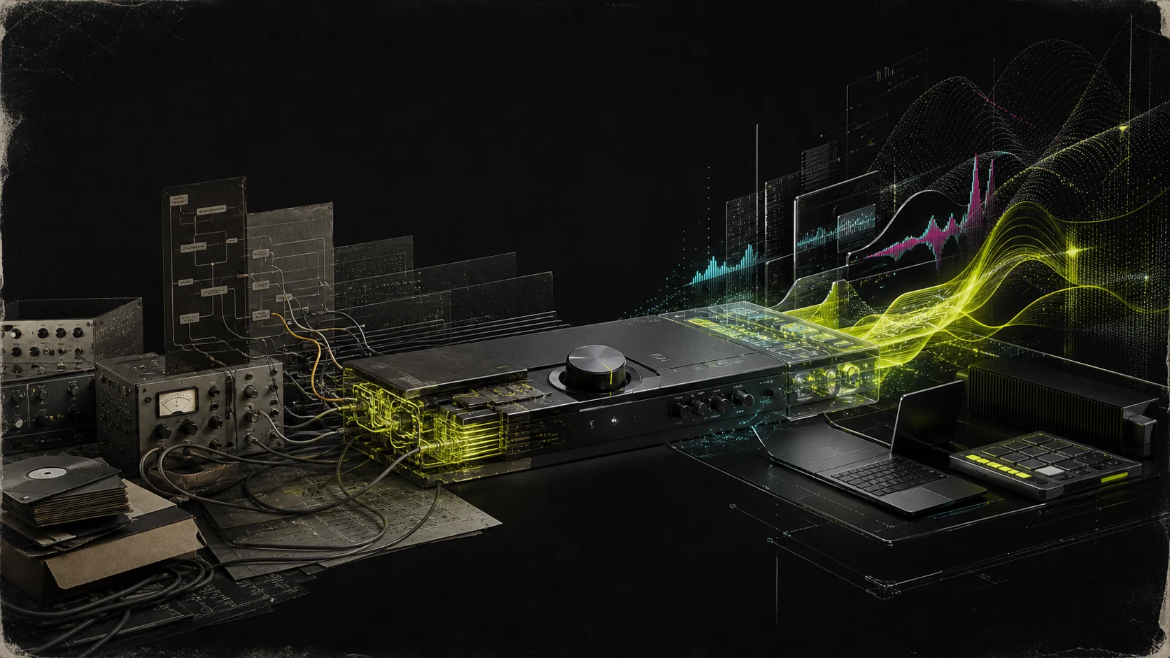 An audio instrument bridging legacy tooling and modern connected creation